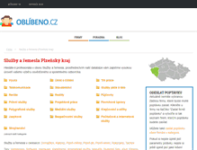Tablet Screenshot of firmy-plzen.cz